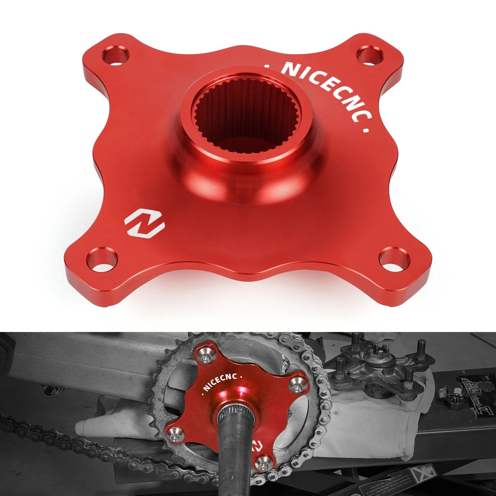 Rear Axle Sprocket Hub Collar for Yamaha Raptor 700R / 700 YFM700 (2011–2024)