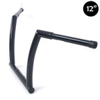 Black 12" Rise Ape Hanger Handlebar for Harley FLTRX FLTRXS FLTRU (2015–2020)