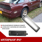 2X Smoked White LED Rear Side Marker Lights for Pontiac Trans Am Firebird (1982–1992)