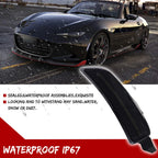 2X Smoke White LED Front Side Marker Lights for Mazda MX-5 Miata (2016–2023)