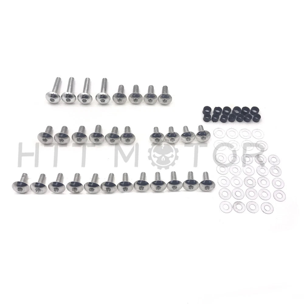 Fairing Bolt Kit for Suzuki GSXR 600 (2001–2003) - Silver