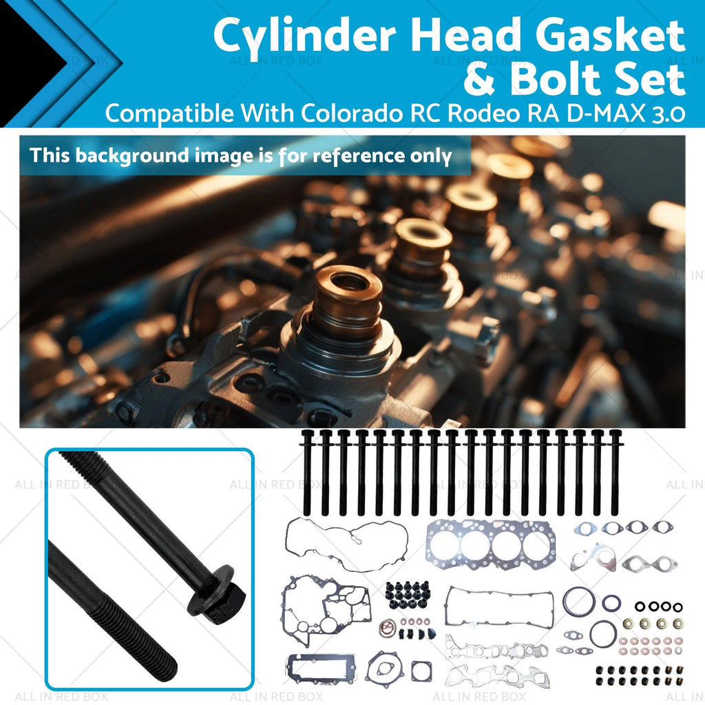 Head Gasket & Bolt Set for Isuzu Colorado Rodeo D-MAX 3.0L Diesel (2002–2012)