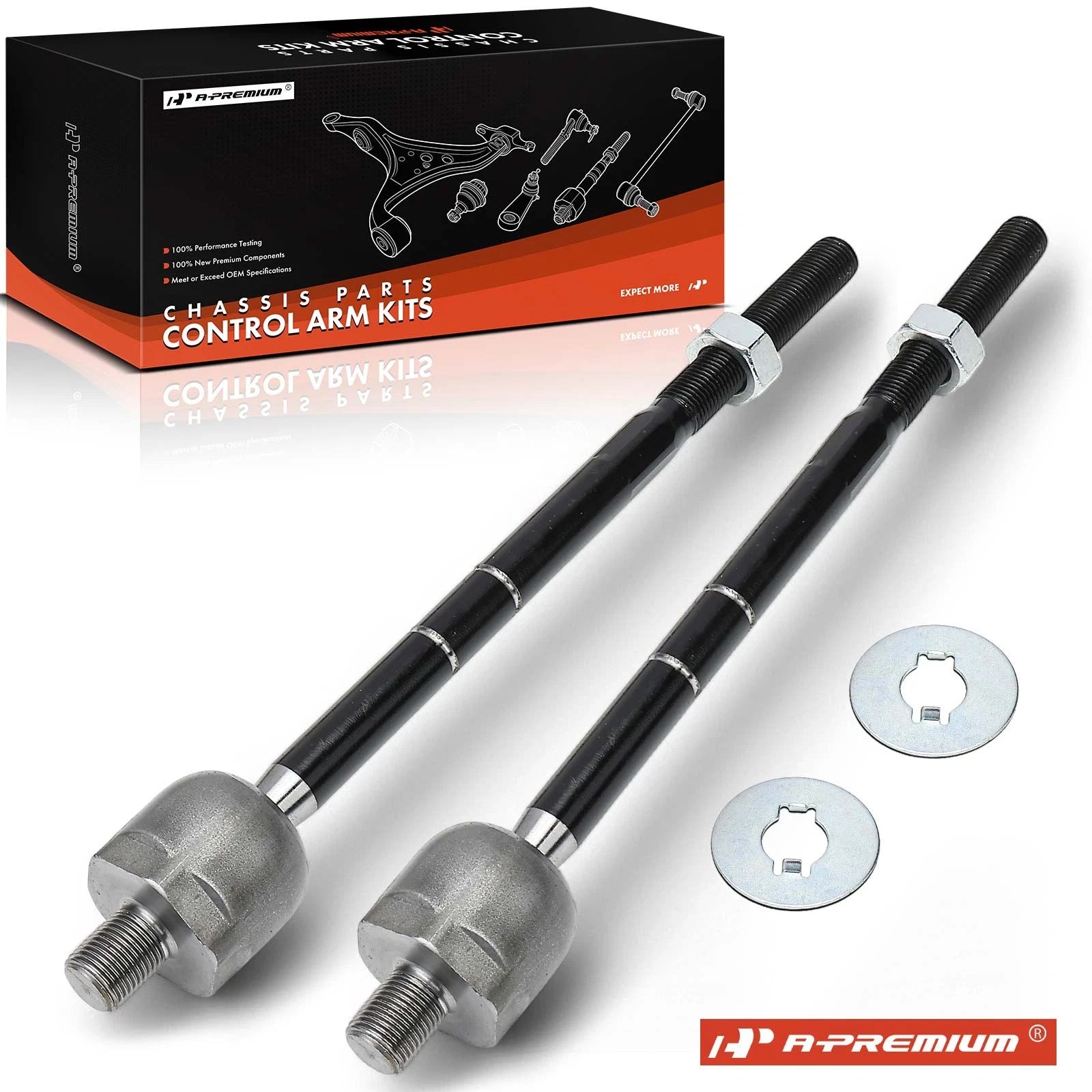 2X Front Inner Tie Rod Ends for Ford Explorer Mercury Mountaineer (2002–2005)
