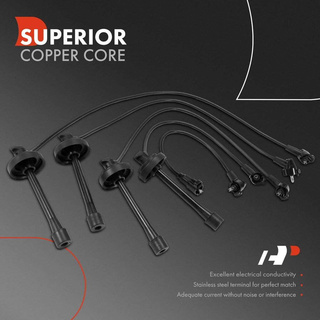 Spark Plug Wire Sets for Toyota MR2 1991-1992 2.2L DOHC (5-Pack)