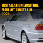 Heated Blue Mirror Glass for BMW E46 Coupe (2000â2006)