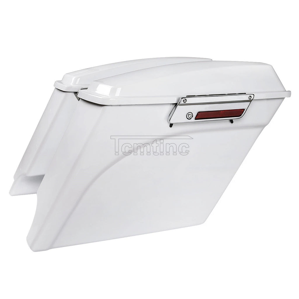 5" Stretched Saddlebags Lids Latch for Harley Touring Road Glide (1993–2013)