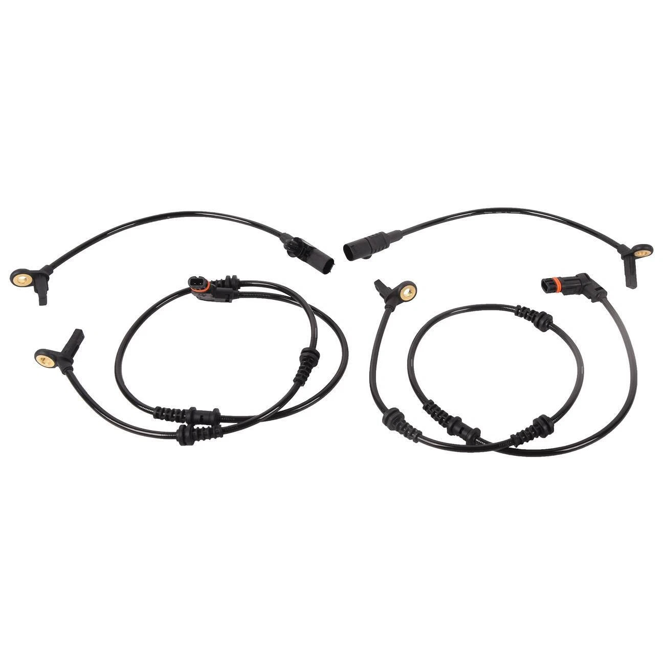 Set of 4 ABS Wheel Speed Sensors for Mercedes-Benz GL320 GL550 ML320 ML350 ML550