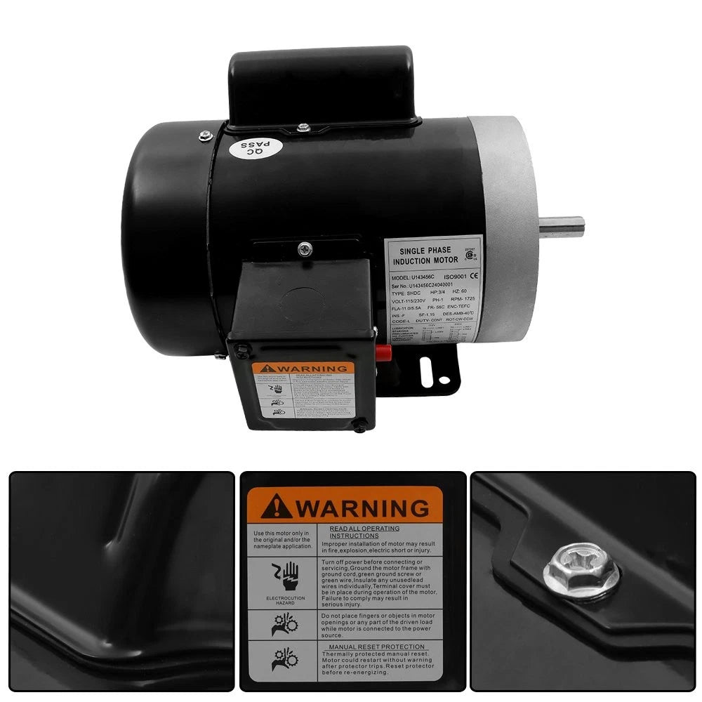 Electric Motor for Various Applications (115V/230V)