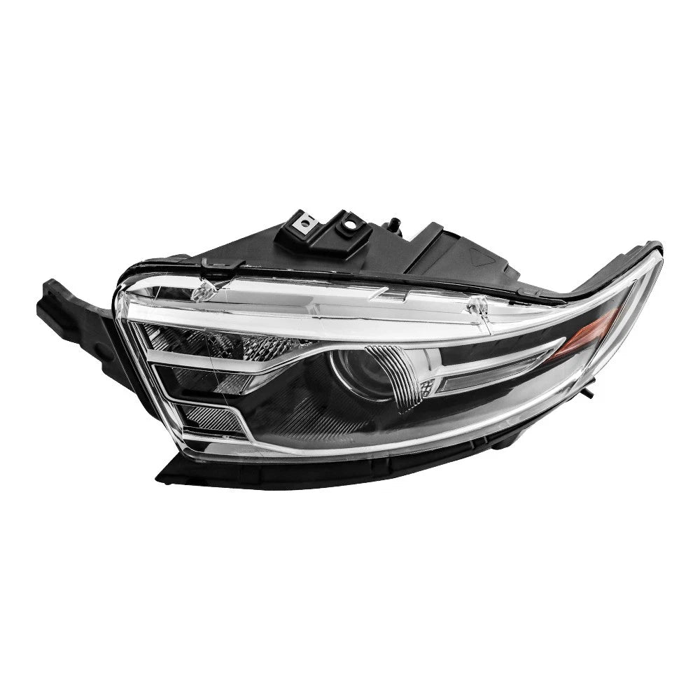 Front Headlight Assembly for Ford Taurus (2016–2019) LH Halogen Black