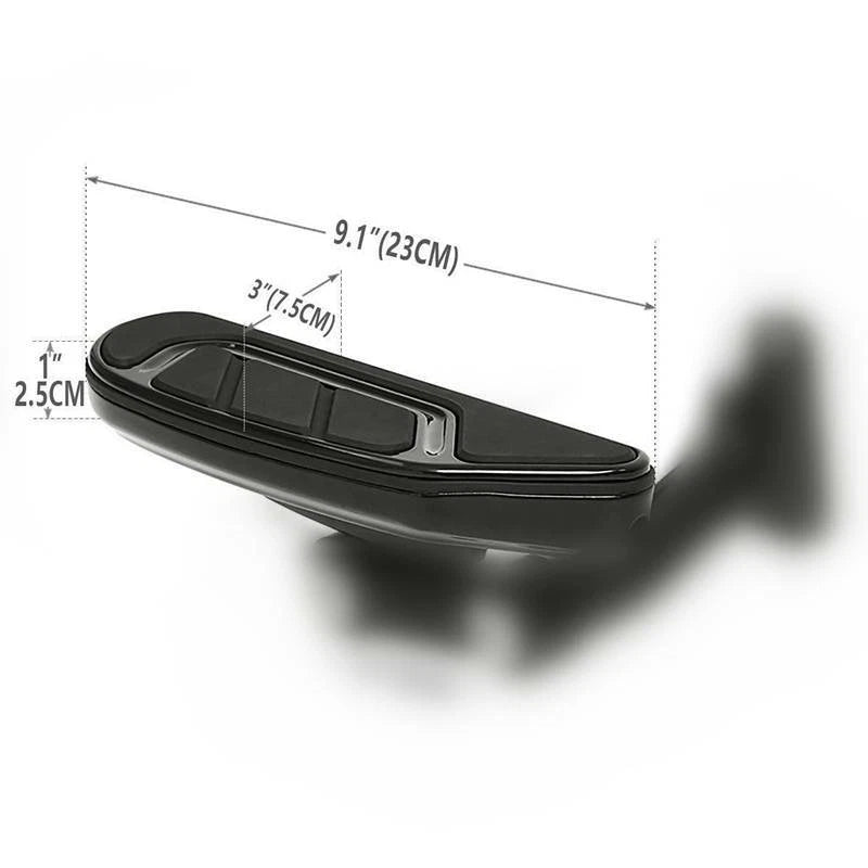 Passenger Floorboard Footboard Kit for Harley Touring (1986–Present), Softail (2018–Present) Black