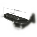 Passenger Floorboard Footboard Kit for Harley Touring (1986–Present), Softail (2018–Present) Black