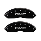 Front Rear Black Caliper Covers for 2015-2020 GMC Canyon by MGP
