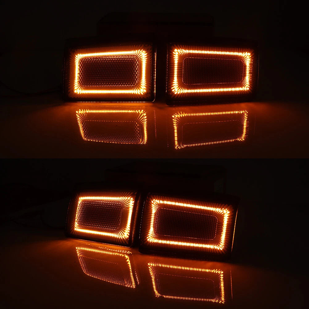 Amber LED Side Markers for Chevrolet C/K 1500 2500 3500 Suburban Blazer (1988–1993)