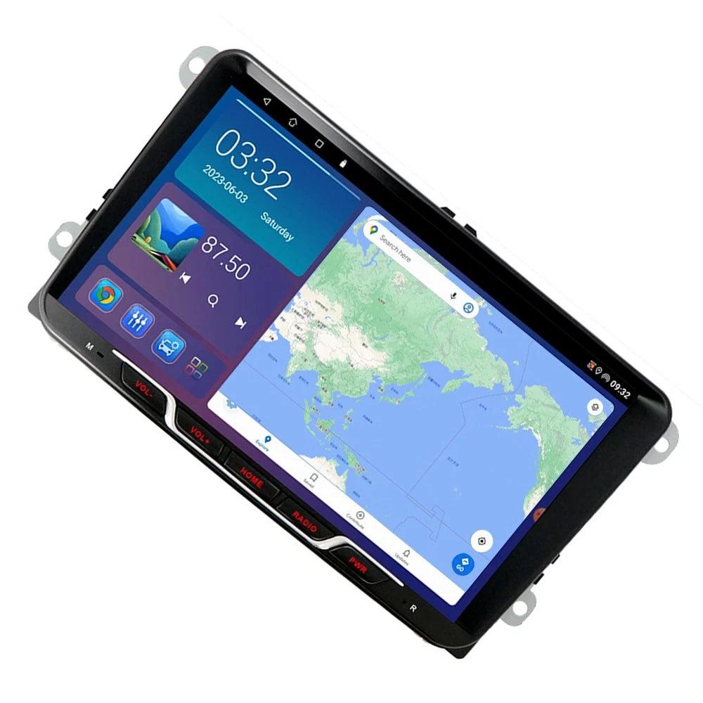 9 Inch CarPlay Android Head Unit for Volkswagen Polo (2010–2014)
