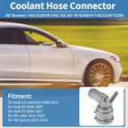 Engine Coolant Hose Connector for Audi A3 Cabriolet (2003–2013) 1K0122291R