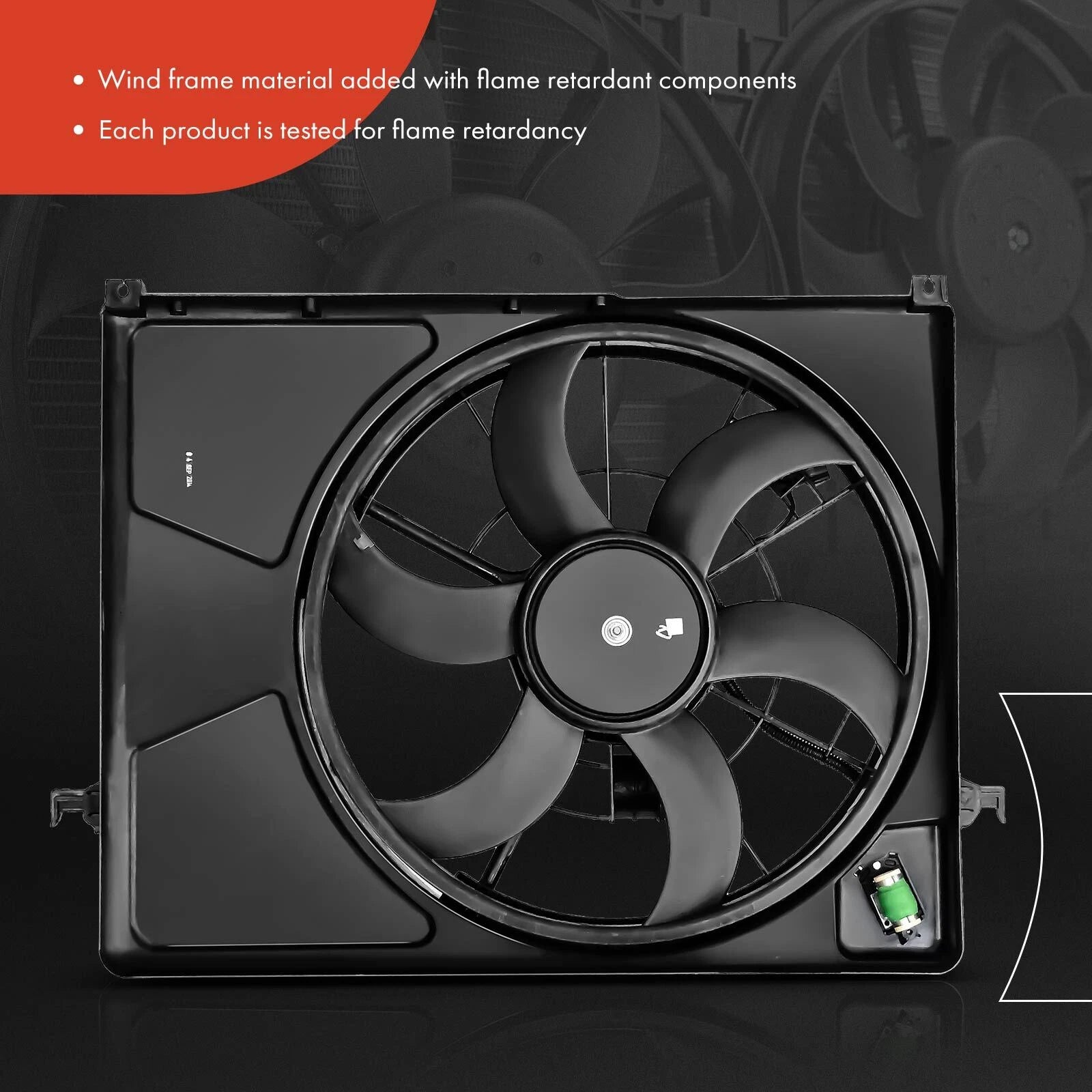 Cooling Fan Assembly with Shroud for Kia Optima (2006-2010)