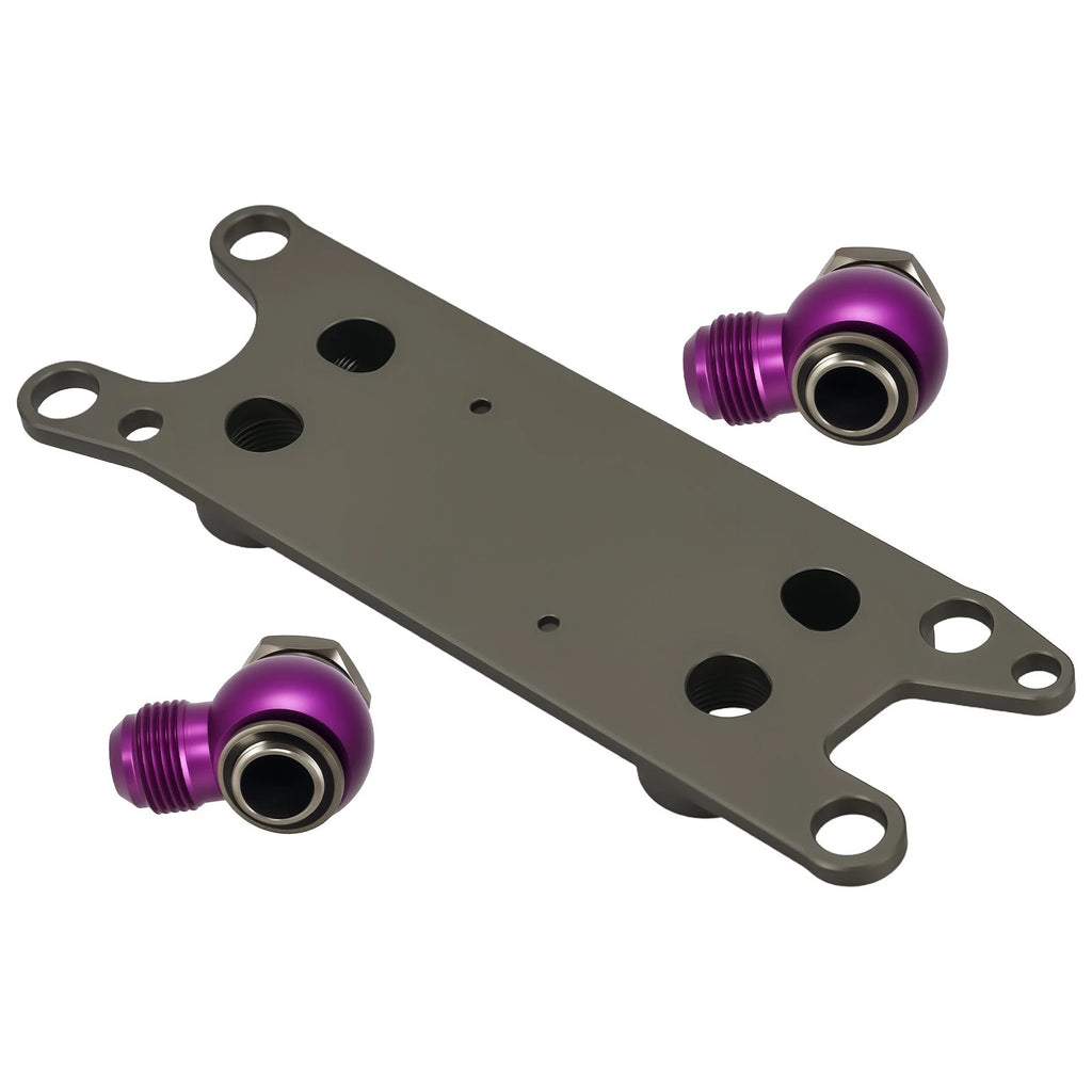 Aluminum Oil Cooler Adapter for Jeep Grand Cherokee Wrangler 3.6L V6 (2011–2021)