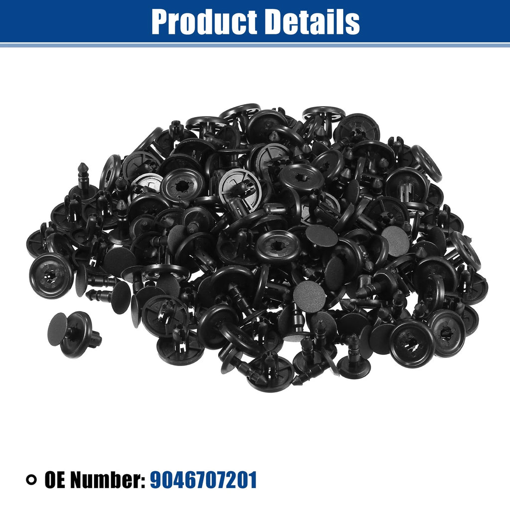 100 Pcs Front Fender Retainers Clips for Toyota (No. 9046707201)