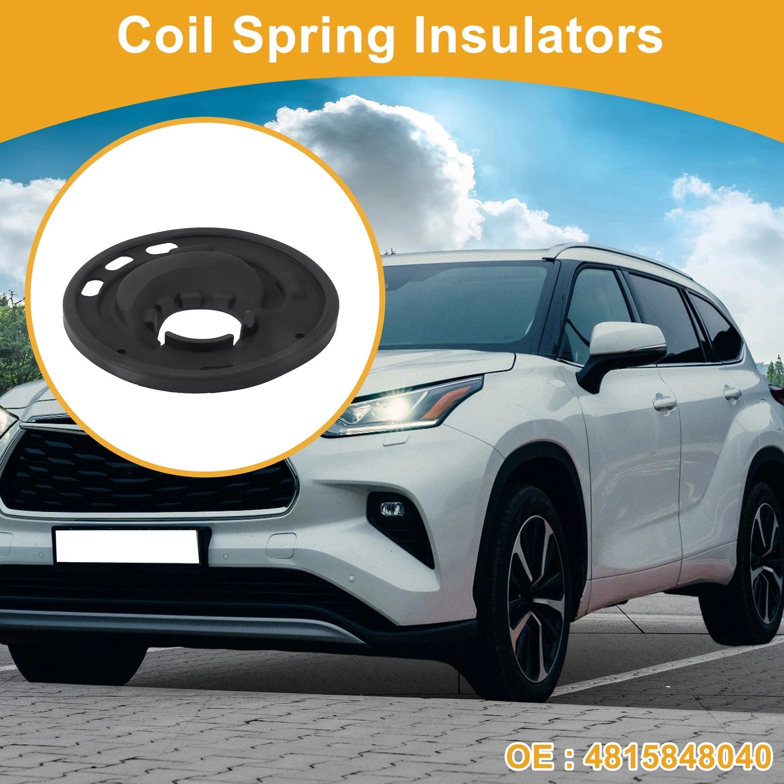 Lower Coil Spring Insulator No. 4815848040 for Toyota Highlander (2001–2007)
