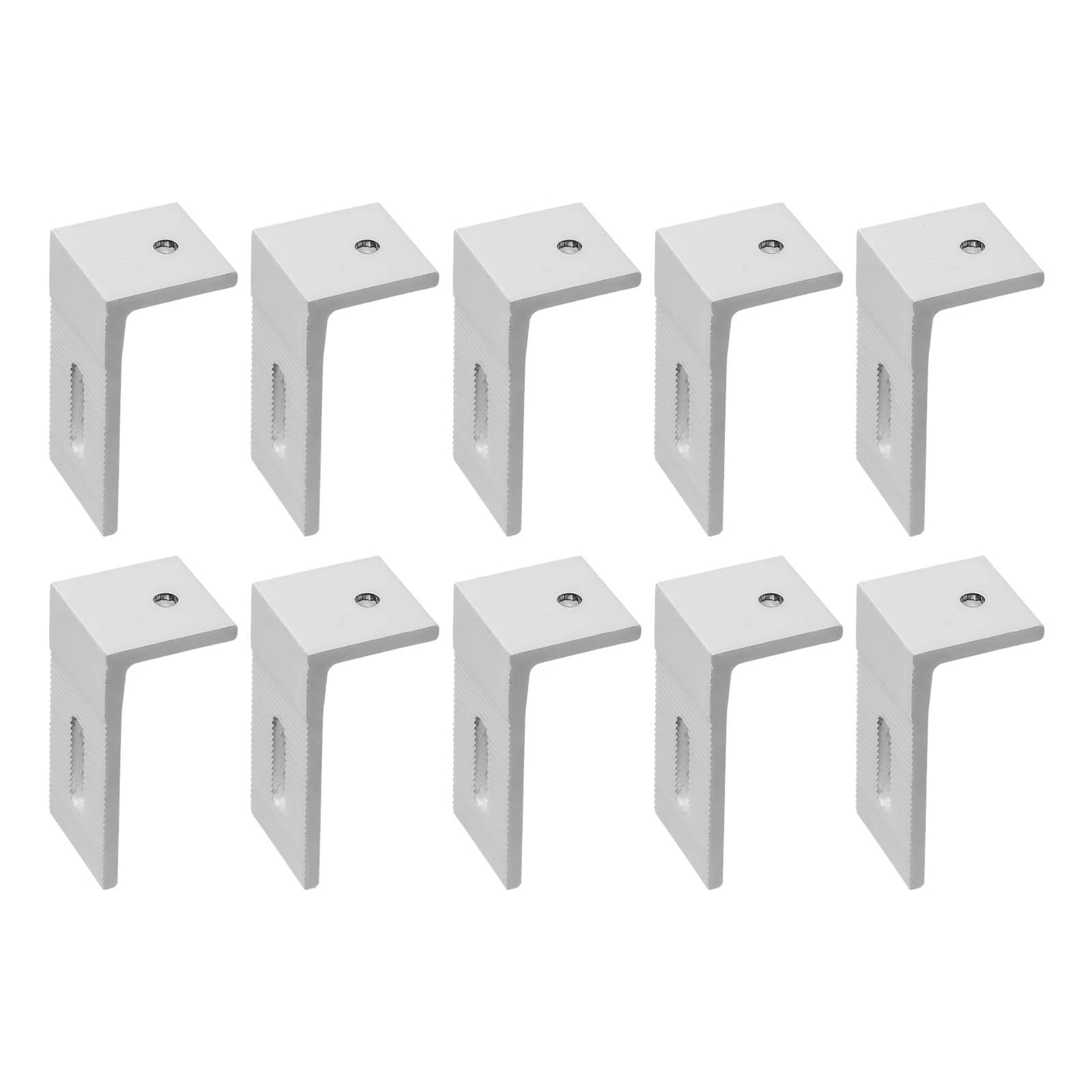 Set of 2 Solar Panel Mounting L Brackets for RV Boat Off Grid Roof