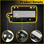 Upper Glove Box Compartment Door Latch Handle for Silverado Sierra (2014–2023)