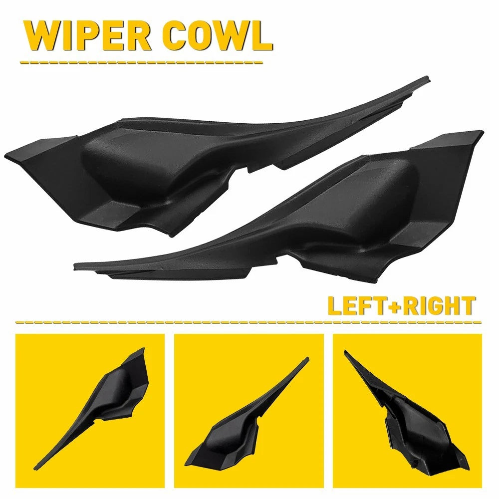Front Windshield Wiper Side Cowl Extension Cover Trim for Toyota Tundra (2007–2013)