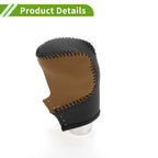 1 Pc Gear Shift Knob Cover for Honda CR-V (2023–2024) Black Brown Faux Leather