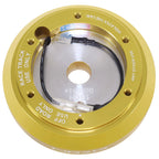 NRG Chrome Gold Steering Wheel Hub Adapter for Mazda RX-7 RX-8 Protege (1986–2010)