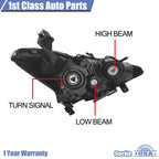 Halogen Headlight for Nissan Altima Sedan (2013-2015)