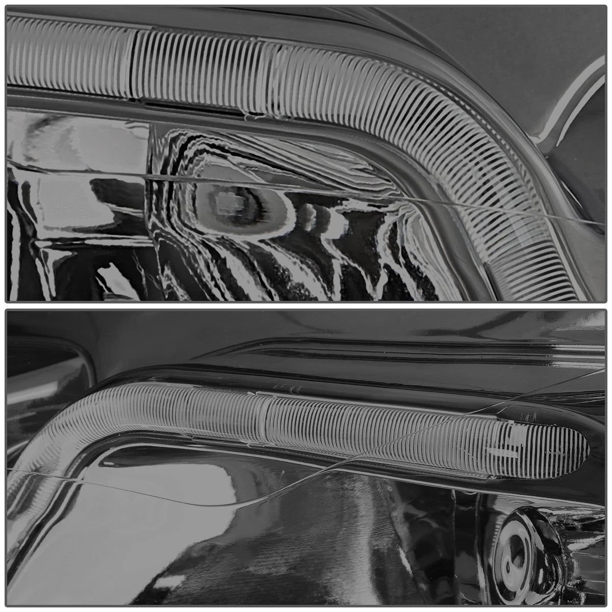 LED DRL Headlight/Lamp Pair for Chevy Impala (2006–2016) Smoked Clear