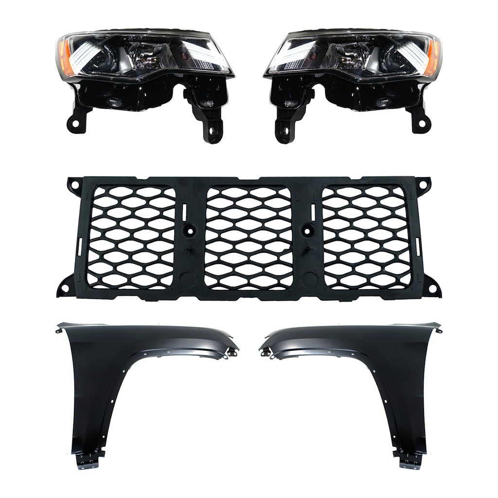 Fender Quarter Panel Set for Jeep Grand Cherokee (Driver & Passenger Side)