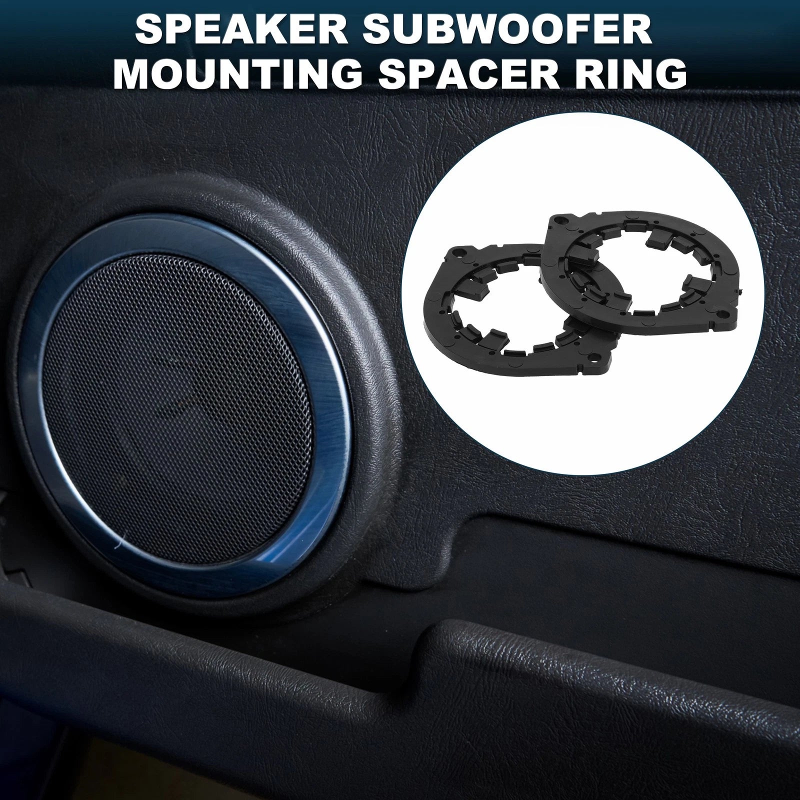 2X Speaker Spacer Ring Adapter for Honda (ABS)