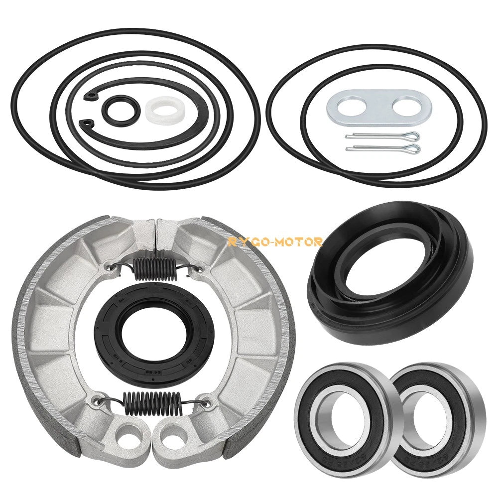 Rear Brake Drum Bearing Seals Shoes Kit for Honda TRX500 Foreman 500 (2005–2013)