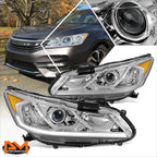 Chrome Amber LED Projector Headlight for Honda Accord Sedan (2016–2017)