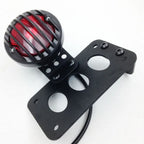 Black Side Mount License Plate Holder Bracket for