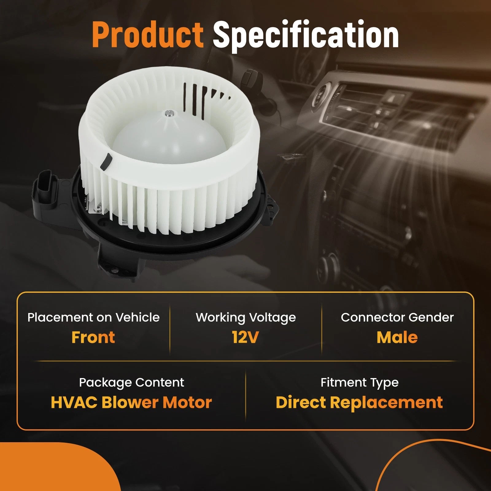 Heater Blower Motor Fan for Toyota RAV4 (2006-2015)