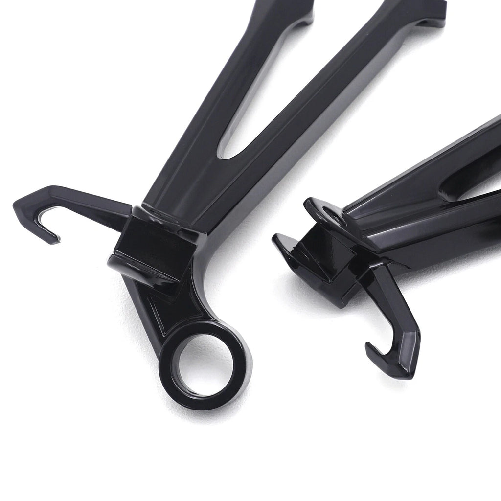 Black Rear Passenger Foot Pegs Footrest Bracket for Suzuki GSX-R 600 750 (2011–2023)