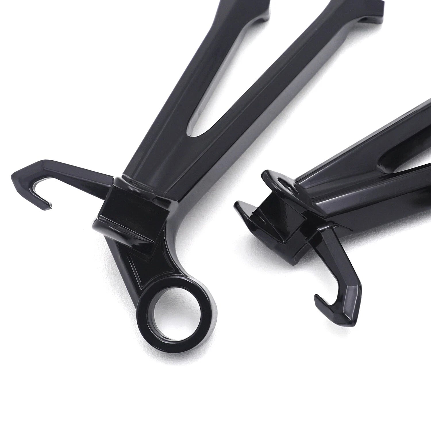 Black Rear Passenger Foot Pegs Footrest Bracket for Suzuki GSX-R 600 750 (2011–2023)