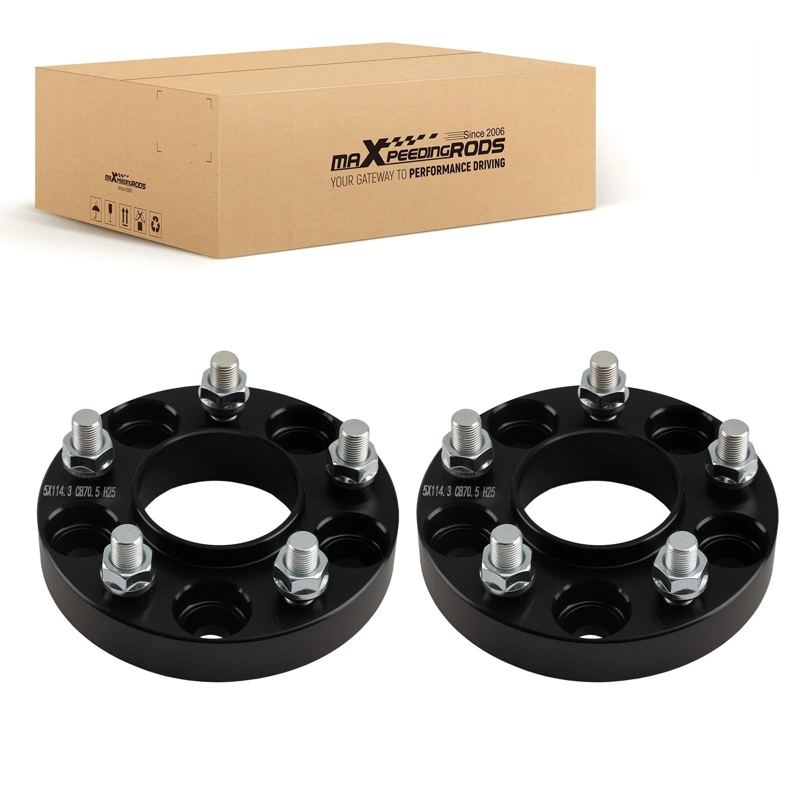 2X Hub Centric Wheel Spacers for Ford Ranger Bronco (YYYY–YYYY)