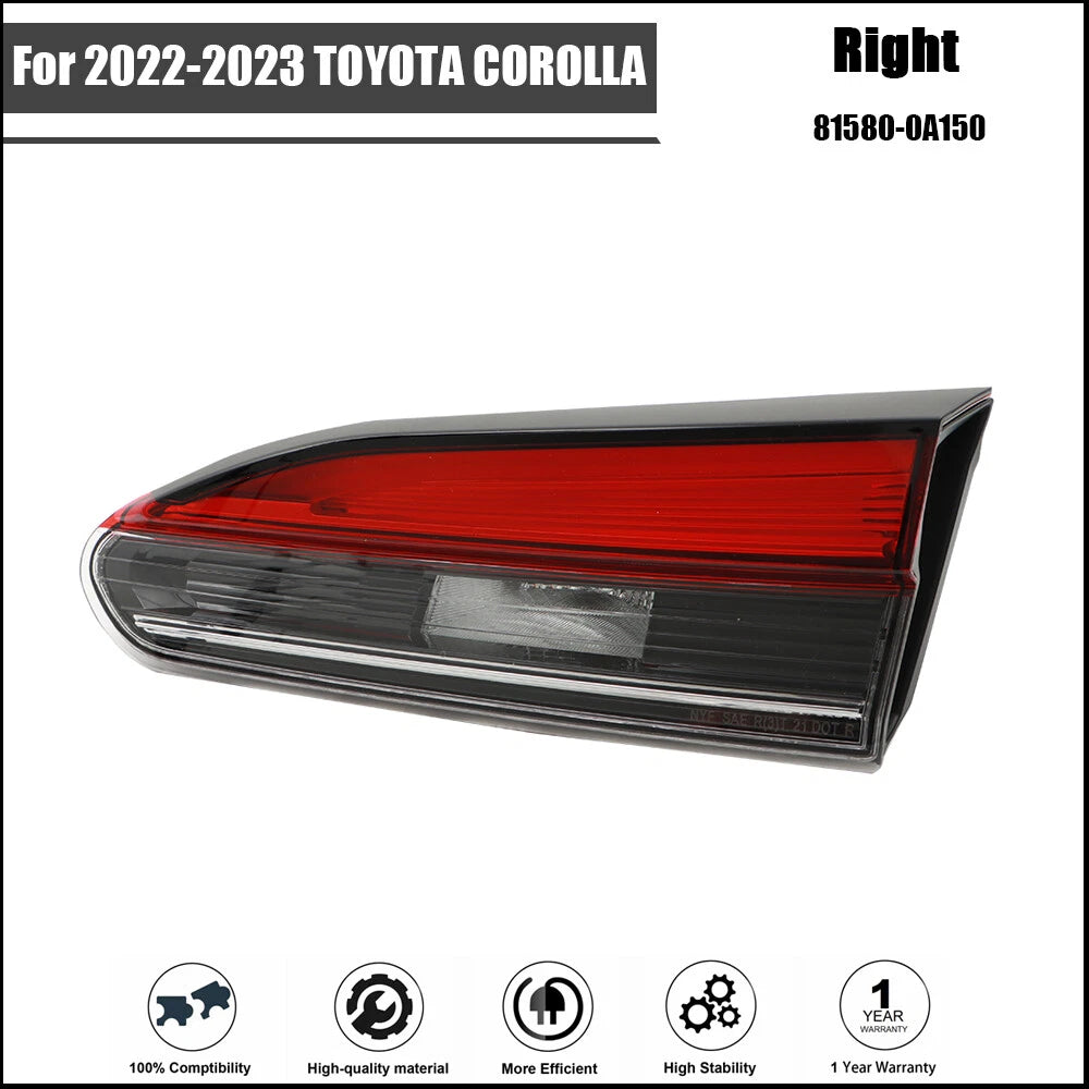 LED Tail Light Assembly for Toyota Corolla Cross (2022–2023)