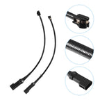 2X Front Brake Pad Sensor for Ford Transit  - Plastic Rubber Black