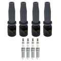 Set of 4 Ignition Coils & Spark Plugs for C-Max MKZ Milan (2013–2019)