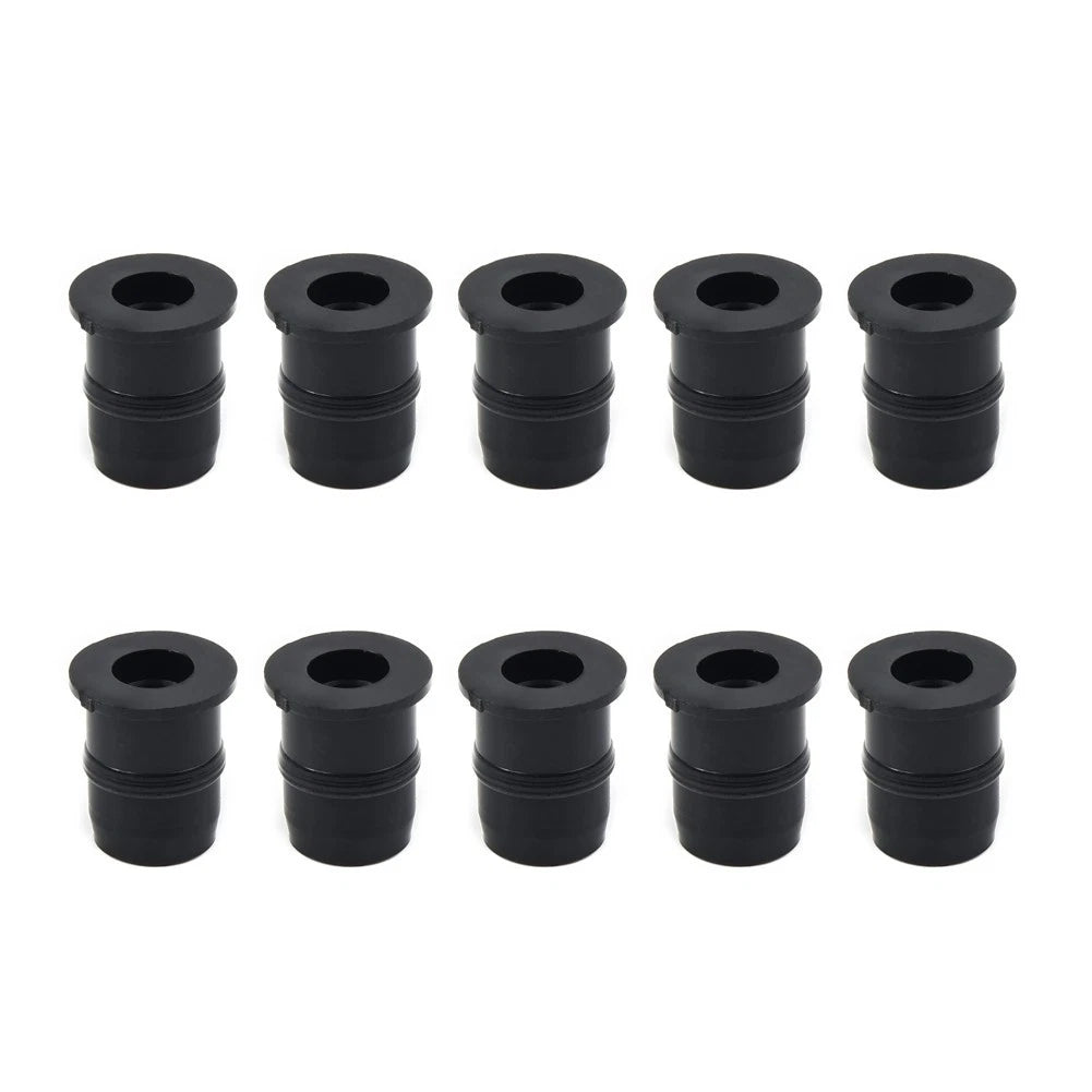 Set of 10 Rubber Panel Nuts for ATV Bodywork