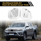 Set of 2 Dashboard Side Air Vent AC Outlet Cover Trim for Toyota Tundra (2022–2024)