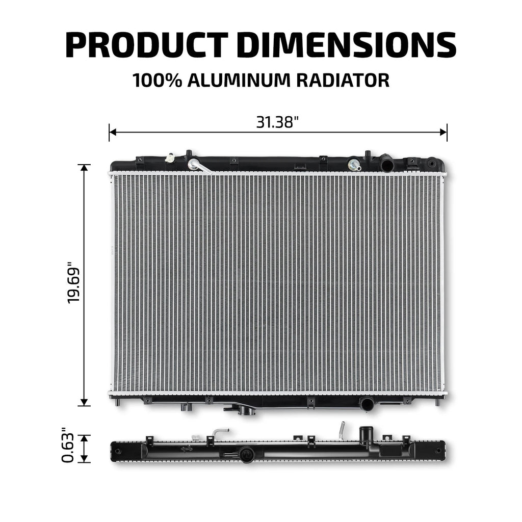 Radiator for Honda Pilot (2005–2008) & Acura MDX (2003–2006) CU2956