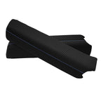 Door Panel Armrest PVC Carbon for Ford F150 Lariat (2015–2020) Blue Stitch