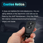 3 Button Keyless Entry Remote Key Shell Cover for Hyundai Kia (No Chip)