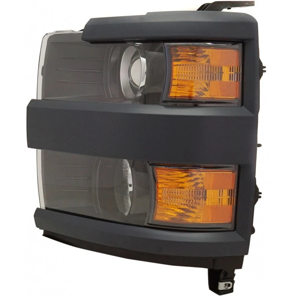 Halogen Headlight for Chevy Silverado 2500 HD 3500 HD (2015–2019) Left Driver