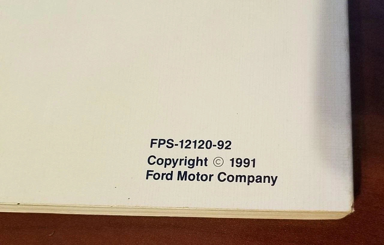 Electrical Vacuum & Service Manual Set for Lincoln Mark VII (1992)