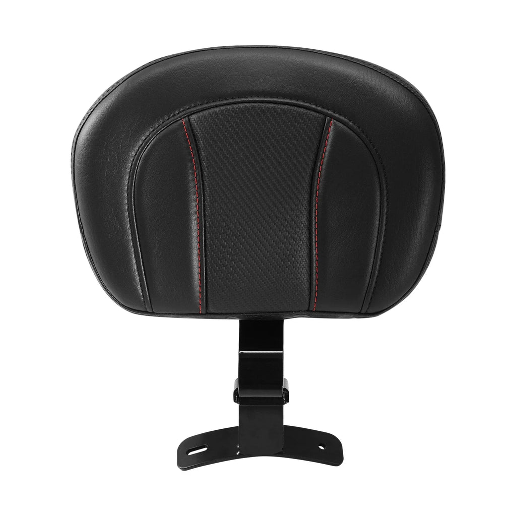 Black Front Rider Backrest for Harley Touring Road King Glide (2009-2023)